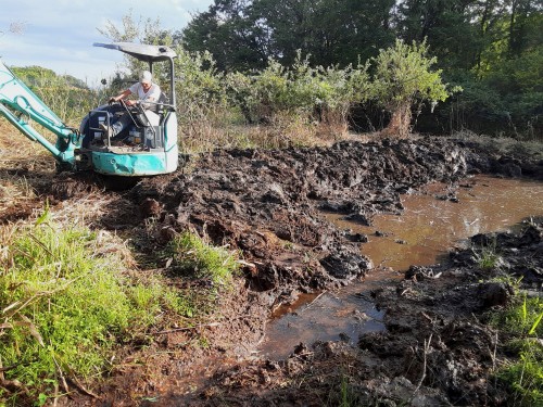 ９－１　放棄湿田をビオトープに